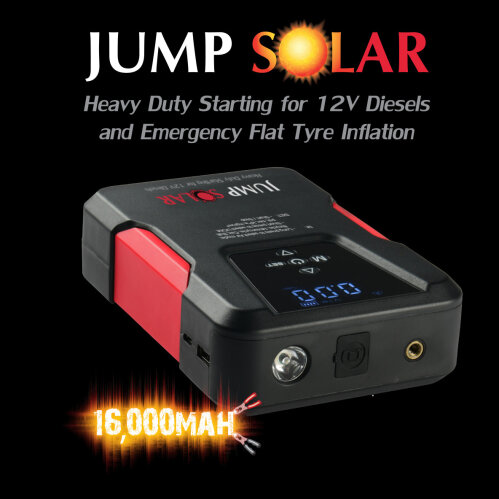 Jump Solar: Jump Start Pack V2 - Lithium Jump Starter - wireless phone charging model 